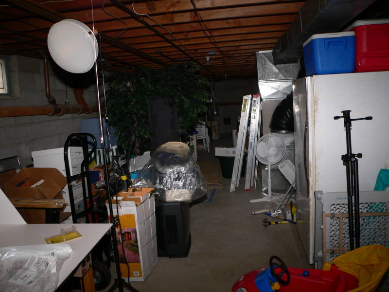 The Basement Before Remodeling